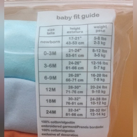 6 Pack Newborn Short Sleeve Bodysuit Set - Picture 4 of 9